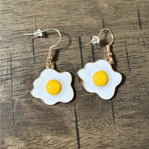 Sunny Side Up Fried Eggs Earrings